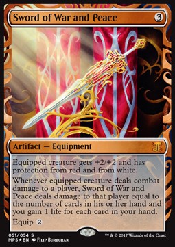Sword of War and Peace - Kaladesh Inventions (Masterpiece) [KLDS-51]