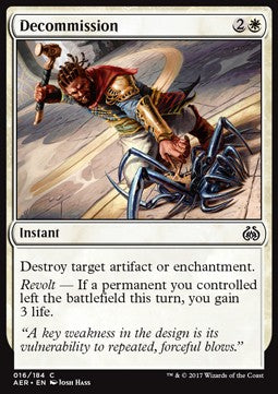 Decommission - Aether Revolt (Common) [AER-16]