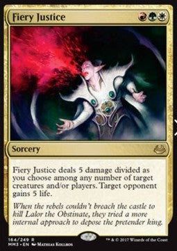 Fiery Justice - Modern Masters 2017 (Rare) [MM3-164]
