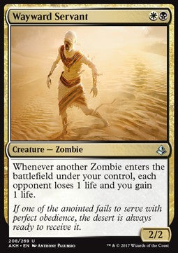 Wayward Servant - Amonkhet (Uncommon) [AKH-208]