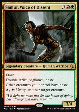 Samut, Voice of Dissent - Amonkhet (Mythic) [AKH-205]
