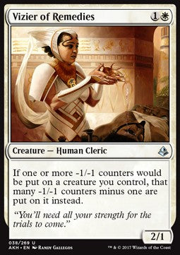 Vizier of Remedies - Amonkhet (Uncommon) [AKH-38]