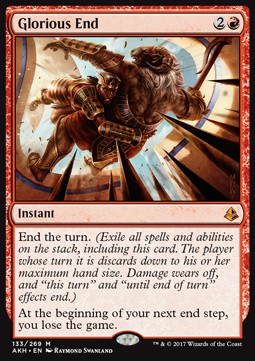 Glorious End - Amonkhet (Mythic) [AKH-133]