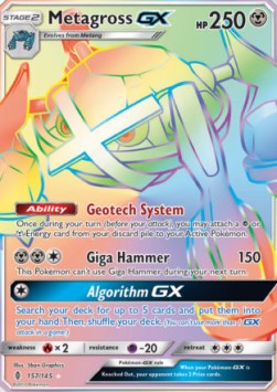 Metagross GX - Guardians Rising (Secret Rare) [GRI-157]