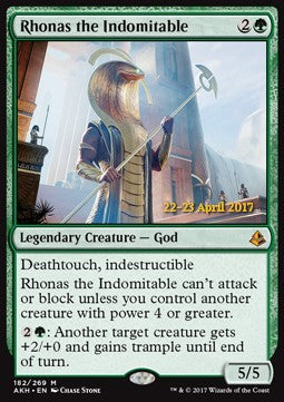 Rhonas the Indomitable - Amonkhet: Promos (Mythic) [PAKH-182]