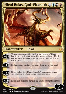 Nicol Bolas, God-Pharaoh - Hour of Devastation (Mythic) [HOU-140]