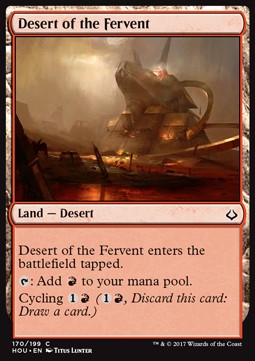Desert of the Fervent - Hour of Devastation (Common) [HOU-170]