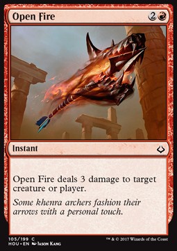 Open Fire - Hour of Devastation (Common) [HOU-105]
