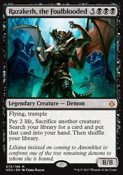 Razaketh, the Foulblooded - Hour of Devastation (Mythic) [HOU-73]