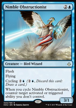 Nimble Obstructionist - Hour of Devastation (Rare) [HOU-40]