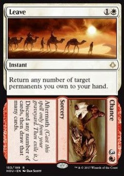 Leave // Chance - Hour of Devastation (Rare) [HOU-153]