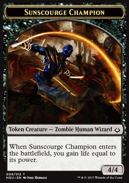 Sunscourge Champion Token - Hour of Devastation (Token) [HOU-T09]