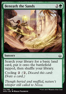 Beneath the Sands - Hour of Devastation (Common) [HOU-111]