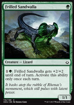Frilled Sandwalla - Hour of Devastation (Common) [HOU-116]