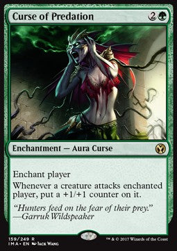 Curse of Predation - Iconic Masters (Rare) [IMA-159]