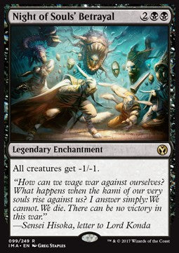 Night of Souls' Betrayal - Iconic Masters (Rare) [IMA-99]