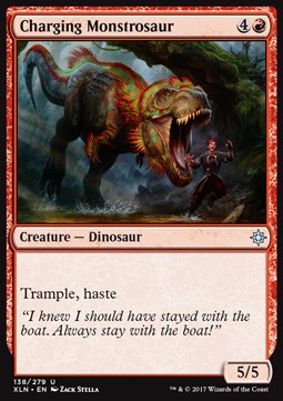 Charging Monstrosaur - Ixalan (Uncommon) [XLN-138]