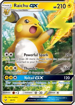 Raichu GX - Shining Legends (Ultra Rare) [SLG-29]