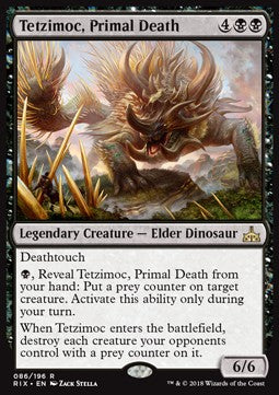 Tetzimoc, Primal Death - Rivals of Ixalan (Rare) [RIX-86]