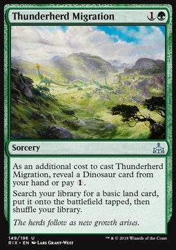 Thunderherd Migration - Rivals of Ixalan (Uncommon) [RIX-149]