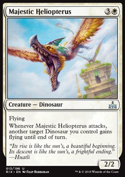 Majestic Heliopterus - Rivals of Ixalan (Uncommon) [RIX-13]