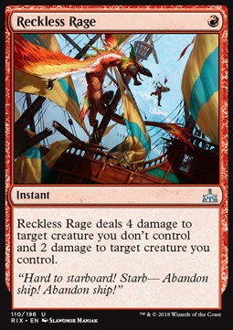 Reckless Rage - Rivals of Ixalan (Uncommon) [RIX-110]