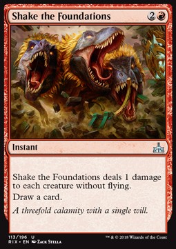Shake the Foundations - Rivals of Ixalan (Uncommon) [RIX-113]