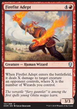 Firefist Adept - Dominaria (Uncommon) [DOM-121]