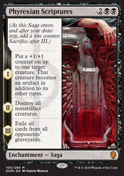 Phyrexian Scriptures - Dominaria (Mythic) [DOM-100]