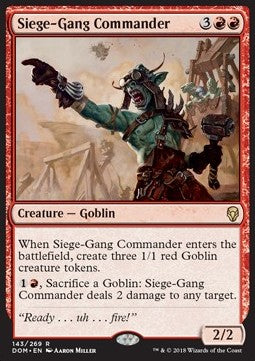Siege-Gang Commander - Dominaria (Rare) [DOM-143]