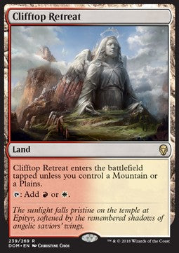 Clifftop Retreat - Dominaria (Rare) [DOM-239]