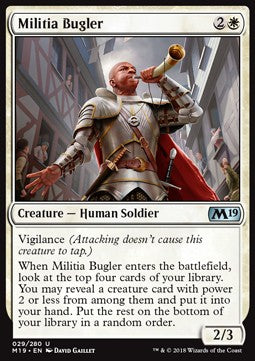 Militia Bugler - Core 2019 (Uncommon) [M19-29]
