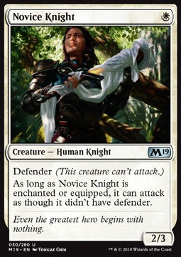 Novice Knight - Core 2019 (Uncommon) [M19-30]