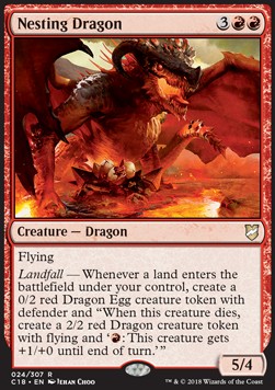 Nesting Dragon - Commander 2018 (Rare) [C18-24]