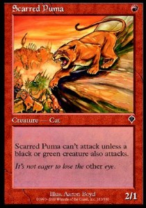 Scarred Puma - Invasion (Common) [INV-163]