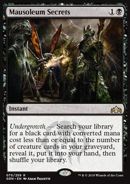 Mausoleum Secrets - Guilds of Ravnica (Rare) [GRN-75]