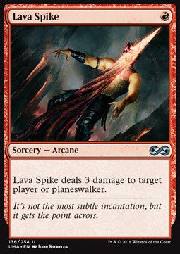 Lava Spike - Ultimate Masters (Uncommon) [UMA-136]