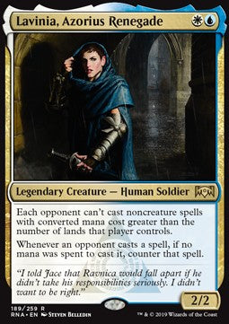Lavinia, Azorius Renegade - Ravnica Allegiance (Rare) [RNA-189]