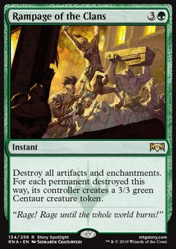 Rampage of the Clans - Ravnica Allegiance (Rare) [RNA-134]