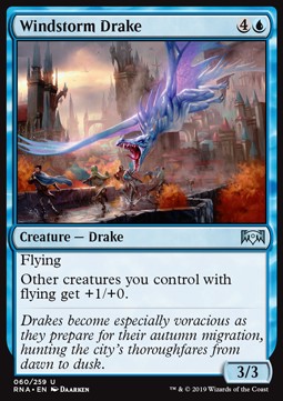 Windstorm Drake - Ravnica Allegiance (Uncommon) [RNA-60]