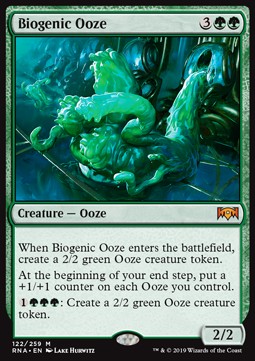 Biogenic Ooze - Ravnica Allegiance (Mythic) [RNA-122]