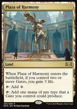 Plaza of Harmony - Ravnica Allegiance (Rare) [RNA-254]