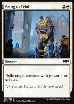 Bring to Trial - Ravnica Allegiance (Common) [RNA-5]