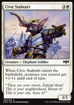 Civic Stalwart - Ravnica Allegiance (Common) [RNA-6]