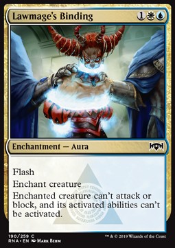 Lawmage's Binding - Ravnica Allegiance (Common) [RNA-190]