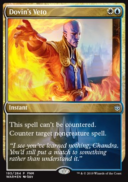 Dovin's Veto - Friday Night Magic Promos (Uncommon)