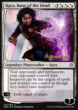Kaya, Bane of the Dead - War of the Spark: Extras (Uncommon) [XWAR-231]