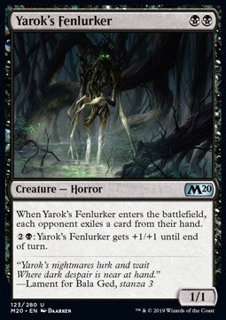 Yarok's Fenlurker - Core 2020 (Uncommon) [M20-123]