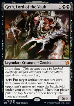 Geth, Lord of the Vault - Commander 2019 (Mythic) [C19-114]