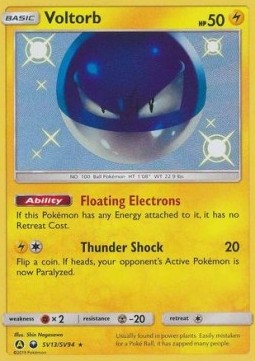 Voltorb - Hidden Fates (Holo Rare) [HIF-SV13]